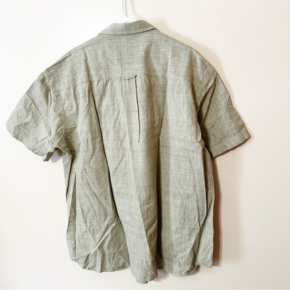 Woolrich men’s casual button down collared shirt short sleeve size 2X Tall NEW - Picture 6 of 6